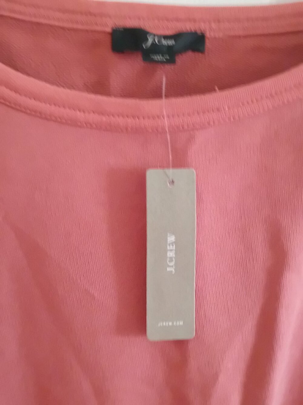 NWT J Crew Pink Sweatshirt Twofer Size 3X - Picture 3 of 4